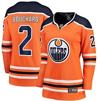 Fanatics pour femmes Evan Bouchard Orange Edmonton Oilers Home Breakaway - Maillot de joueur