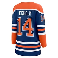 Maillot d'échappée à domicile Fanatics Mattias Ekholm Royal Edmonton Oilers pour femmes