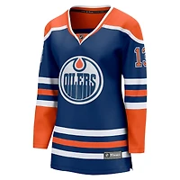 Women's Fanatics Mattias Janmark Royal Edmonton Oilers Home Breakaway Player Jersey