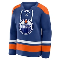 Women's Fanatics Royal Edmonton Oilers Icing Sweatshirt