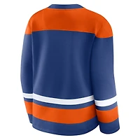 Women's Fanatics Royal Edmonton Oilers Icing Sweatshirt