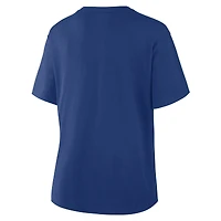 T-shirt Fanatics Royal Edmonton Oilers Line Change Legacy pour femmes