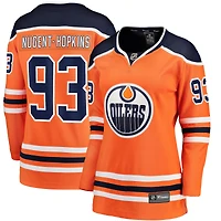 Women's Fanatics Ryan Nugent-Hopkins Orange Edmonton Oilers Home Breakaway - Player Jersey