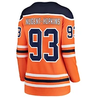 Women's Fanatics Ryan Nugent-Hopkins Orange Edmonton Oilers Home Breakaway - Player Jersey