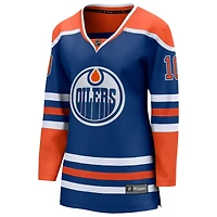 Women's Fanatics Trent Frederic Royal Edmonton Oilers Home Breakaway Jersey