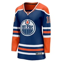 Women's Fanatics Zach Hyman Royal Edmonton Oilers Home Breakaway Player Jersey