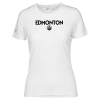 T-shirt blanc pour femme Levelwear Edmonton Oilers Maddox City Capsule