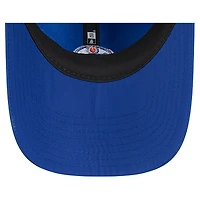 Women's New Era  Blue Edmonton Oilers Ponytail 9FORTY Adjustable Hat