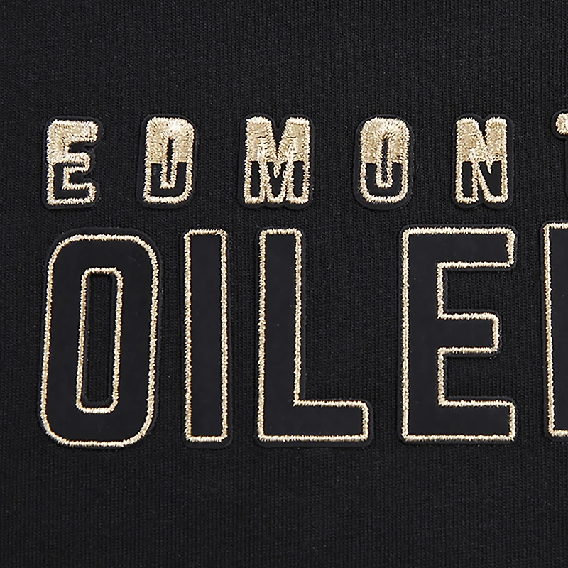 Women's Pro Standard Black Edmonton Oilers Boxy T-Shirt