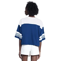 Women's Starter Royal Edmonton Oilers Dream Team V-Neck Half Sleeve T-Shirt
