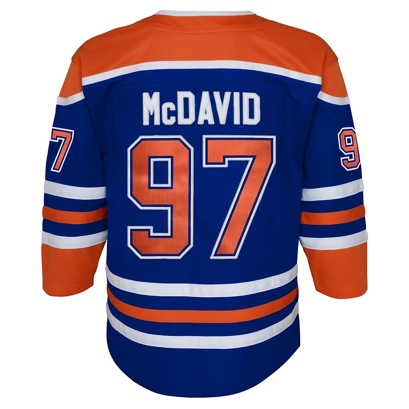 Youth Connor McDavid Royal Edmonton Oilers Home - Premier Player Jersey