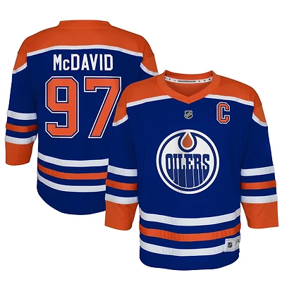 Jeunesse Connor McDavid Royal Edmonton Oilers Domicile - Maillot de joueur réplique