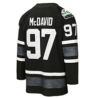 Maillot de puissance Mitchell & Ness Connor McDavid noir des Oilers d'Edmonton pour le match étoiles 2019 (jeune).
