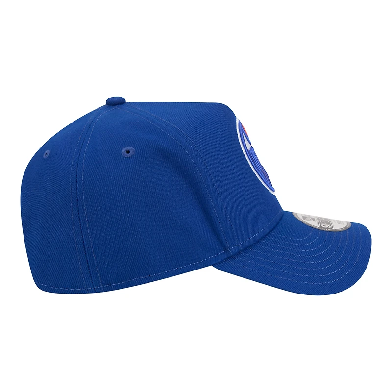 Casquette ajustable New Era Royal Edmonton Oilers 9FORTY pour jeunes