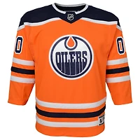 Youth Orange Edmonton Oilers 2020/21 Home - Custom Premier Jersey