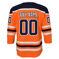 Youth Orange Edmonton Oilers 2020/21 Domicile - Maillot Premier Personnalisé