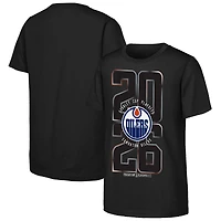 T-shirt noir Outerstuff Youth Edmonton Oilers 2026 Stanley Cup Playoffs Bold
