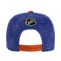 Casquette ajustable True Retro des Oilers d'Edmonton Royal Outerstuff pour jeunes