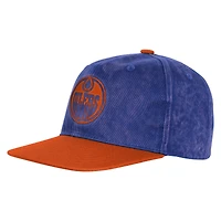 Casquette ajustable True Retro des Oilers d'Edmonton Royal Outerstuff pour jeunes