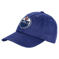 Youth Outerstuff Royal Edmonton Oilers True Retro Slouch Adjustable Hat