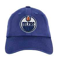 Youth Outerstuff Royal Edmonton Oilers True Retro Slouch Adjustable Hat