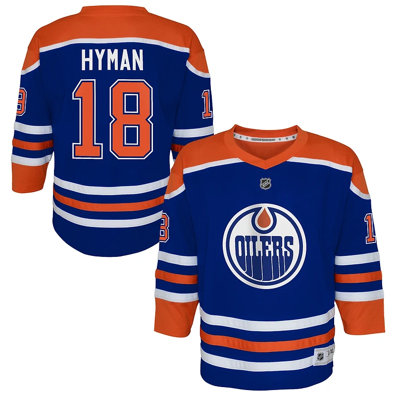 Youth Zach Hyman Blue Edmonton Oilers Replica Jersey