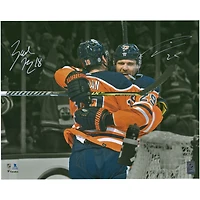 Zach Hyman & Leon Draisaitl Edmonton Oilers Autographed 16'' x 20'' Photograph