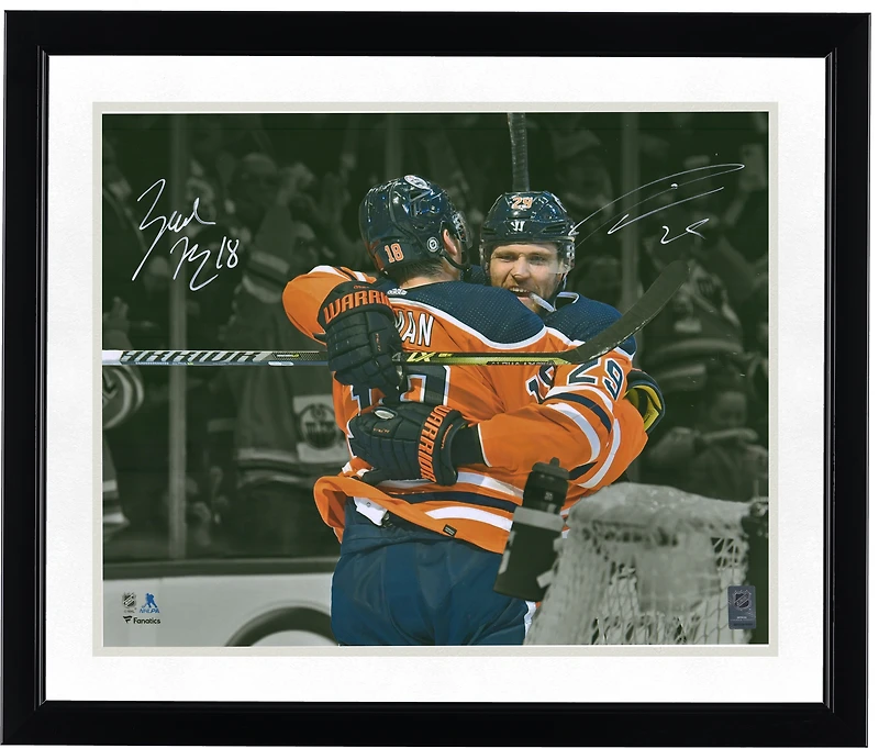 Zach Hyman & Leon Draisaitl Edmonton Oilers Autographed 16'' x 20'' Photograph