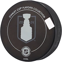 Zach Hyman Rondelle de hockey dédicacée des champions de la Conférence Ouest des Oilers d'Edmonton 2024