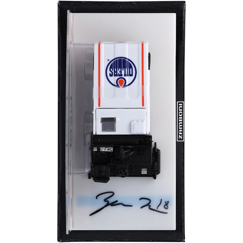 Zach Hyman Edmonton Oilers Autographed 1:43 Scale Die-Cast Zamboni