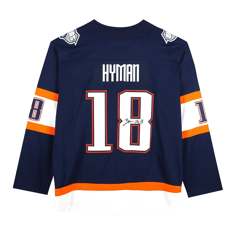 Maillot authentique dédicacé Fanatics 2.0 Breakaway édition spéciale 2022-23 des Oilers d'Edmonton par Zach Hyman