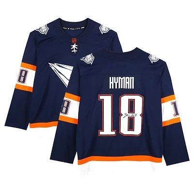 Maillot authentique dédicacé Fanatics 2.0 Breakaway édition spéciale 2022-23 des Oilers d'Edmonton par Zach Hyman