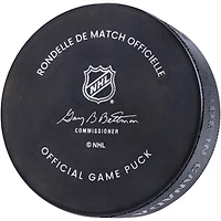Zach Hyman Edmonton Oilers Autographed Official Game Hockey Puck