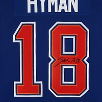 Zach Hyman Edmonton Oilers Autographed Royal Fanatics Premium Jersey