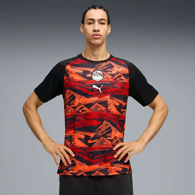 Men's Puma Black Egypt National Team 2026 Pre-Match Top