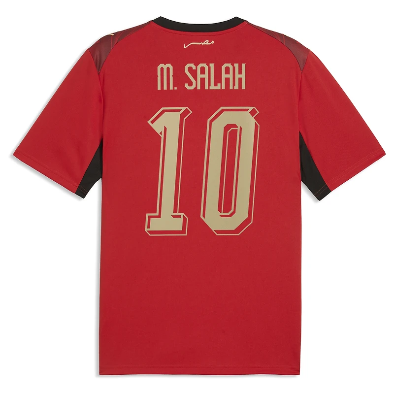 Maillot domicile réplique Puma Mohamed Salah rouge de l'équipe nationale d'Égypte 2026