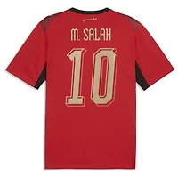 Maillot domicile réplique Puma Mohamed Salah rouge de l'équipe nationale d'Égypte 2026