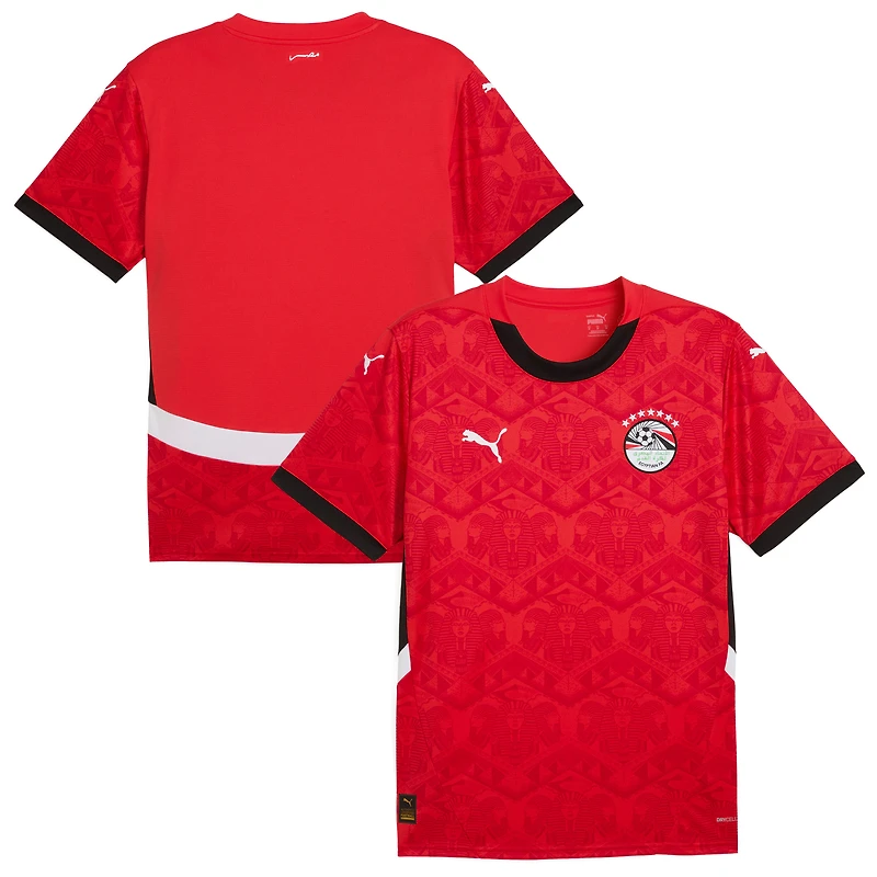 Maillot réplique Puma rouge de l'équipe nationale d'Égypte 2025 pour homme