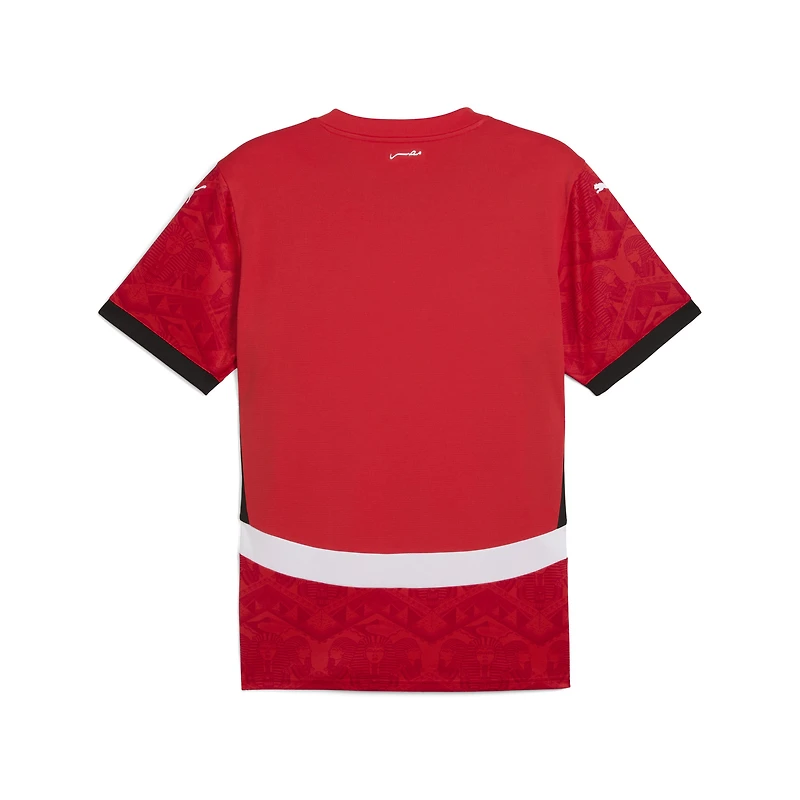Maillot réplique Puma rouge de l'équipe nationale d'Égypte 2025 pour homme