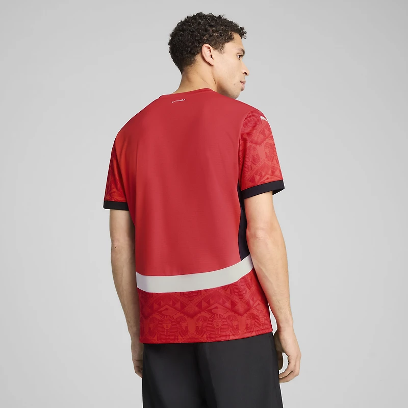 Maillot réplique Puma rouge de l'équipe nationale d'Égypte 2025 pour homme