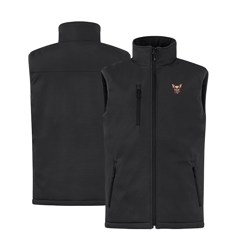 Gilet softshell isolant Clique Equinox pour homme, noir, El Paso Chihuahuas, Cutter & Buck