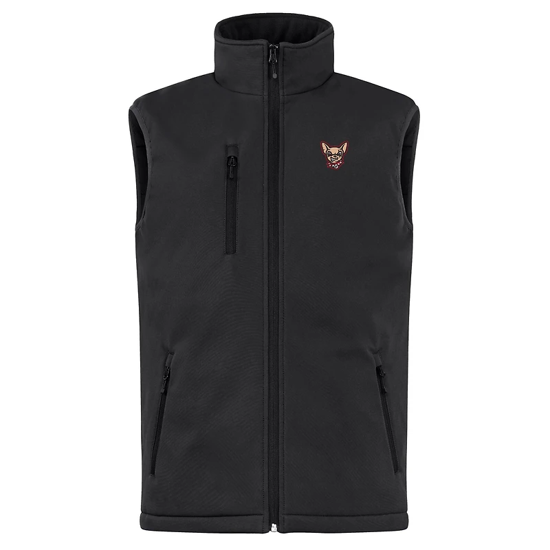 Gilet softshell isolant Clique Equinox pour homme, noir, El Paso Chihuahuas, Cutter & Buck