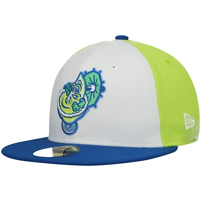 Casquette ajustée New Era El Paso Margaritas Copa de la Diversion 59FIFTY pour homme, blanc/royal