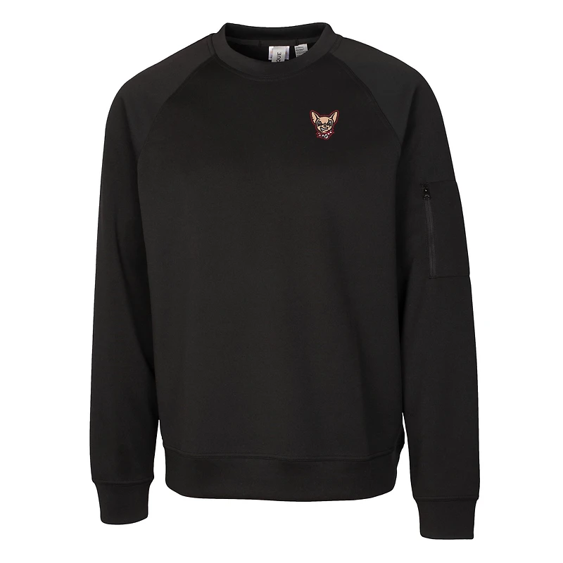 Sweat-shirt unisexe Cutter & Buck Black El Paso Chihuahuas Clique Lift Eco Performance