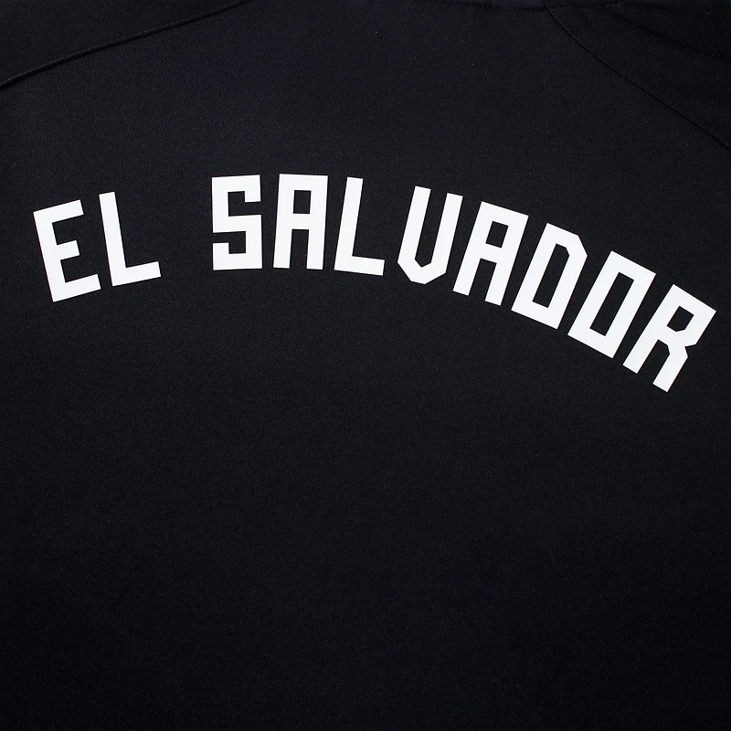 Men's Umbro Black El Salvador National Team Full-Zip Hooded Rain Jacket