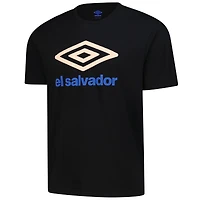 T-shirt graphique Umbro bleu pour homme de l'équipe nationale du Salvador