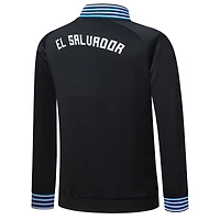 Veste de présentation entièrement zippée Umbro noire l'équipe nationale du Salvador pour homme