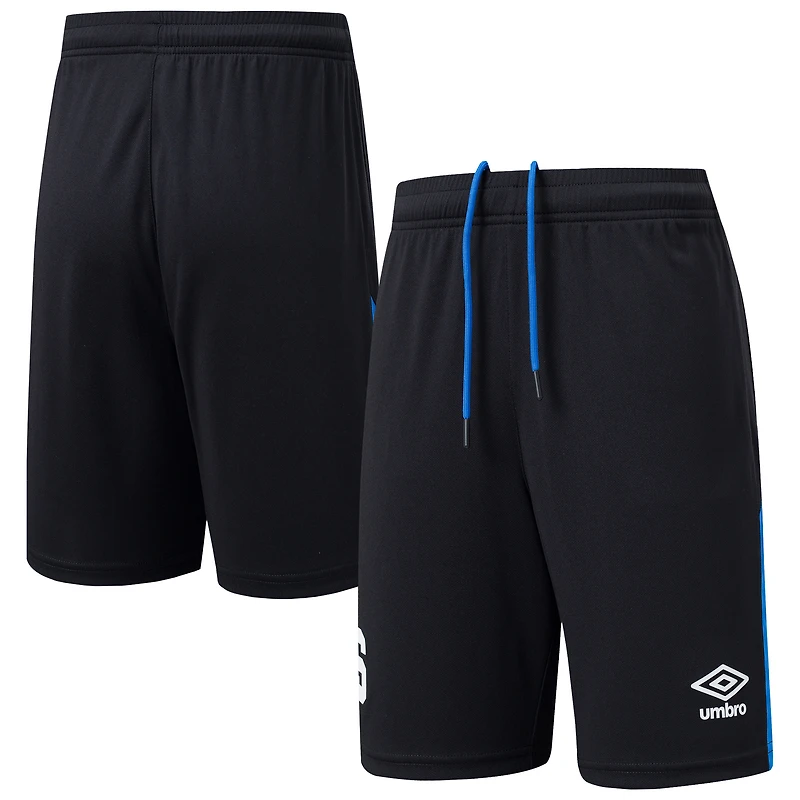Short d'entraînement Umbro noir pour homme de l'équipe nationale du Salvador
