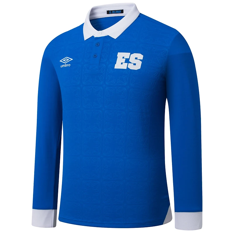 Men's Umbro  White El Salvador National Team 2025 Away Replica Long Sleeve Jersey
