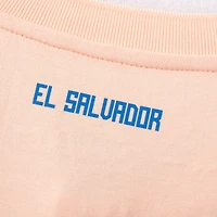 Polo à col ras du cou de l'équipe nationale Salvador Umbro Coral pour hommes